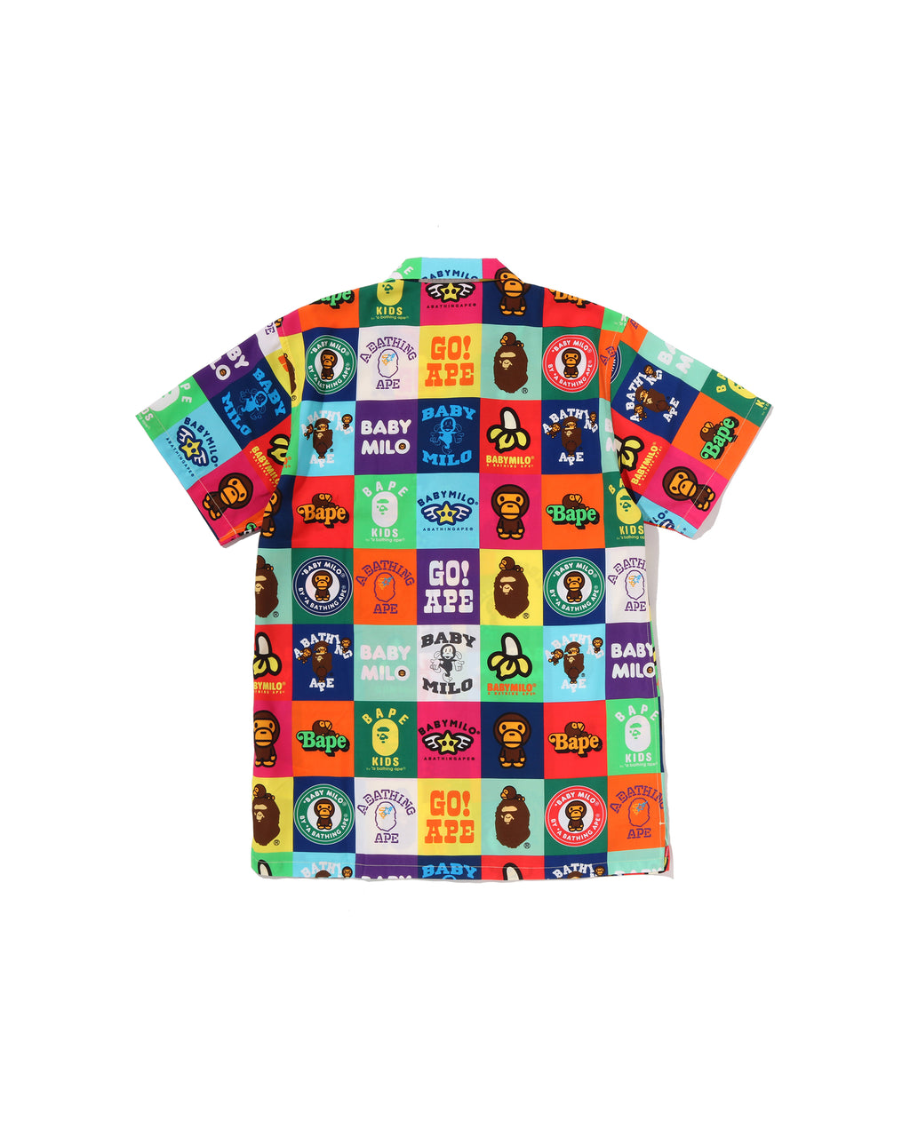 Kids Baby Milo Patchwork Open Collar Shirt Jr