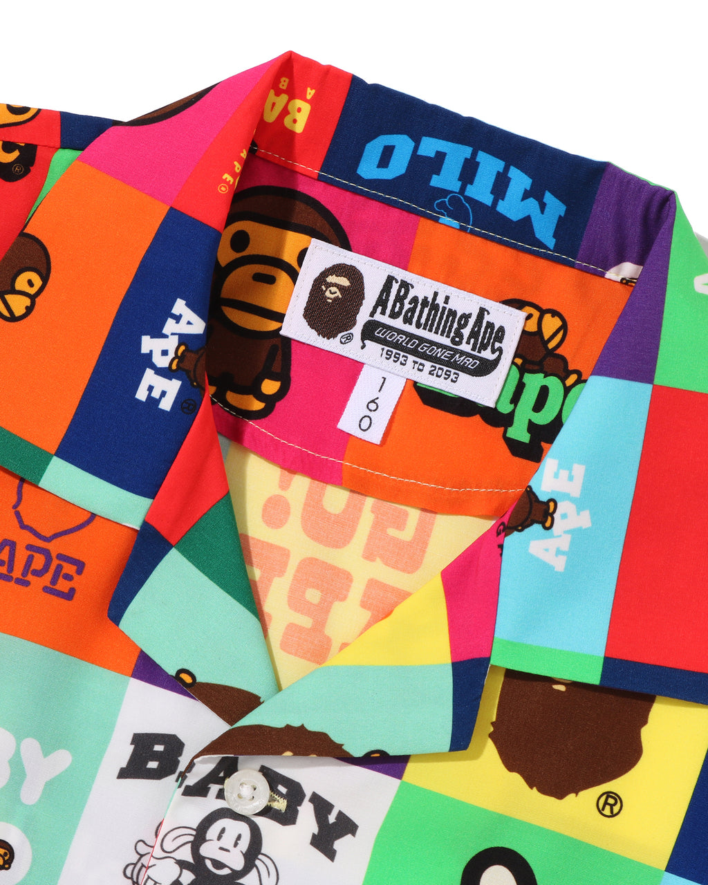 Kids Baby Milo Patchwork Open Collar Shirt Jr