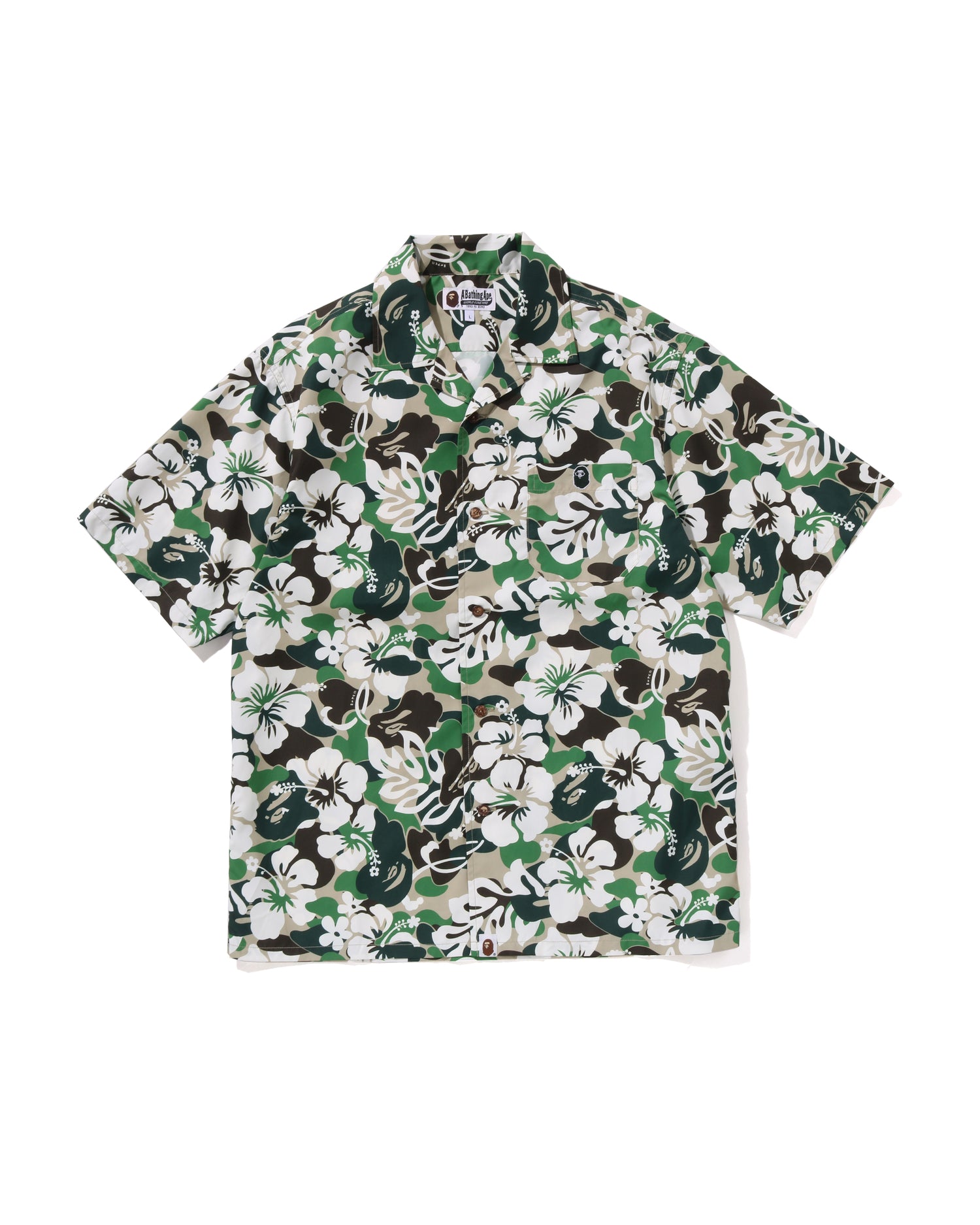 Abc Resort Camo Open Collar Ss Shirt