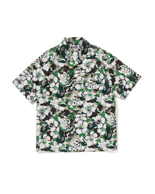 Abc Resort Camo Open Collar Ss Shirt