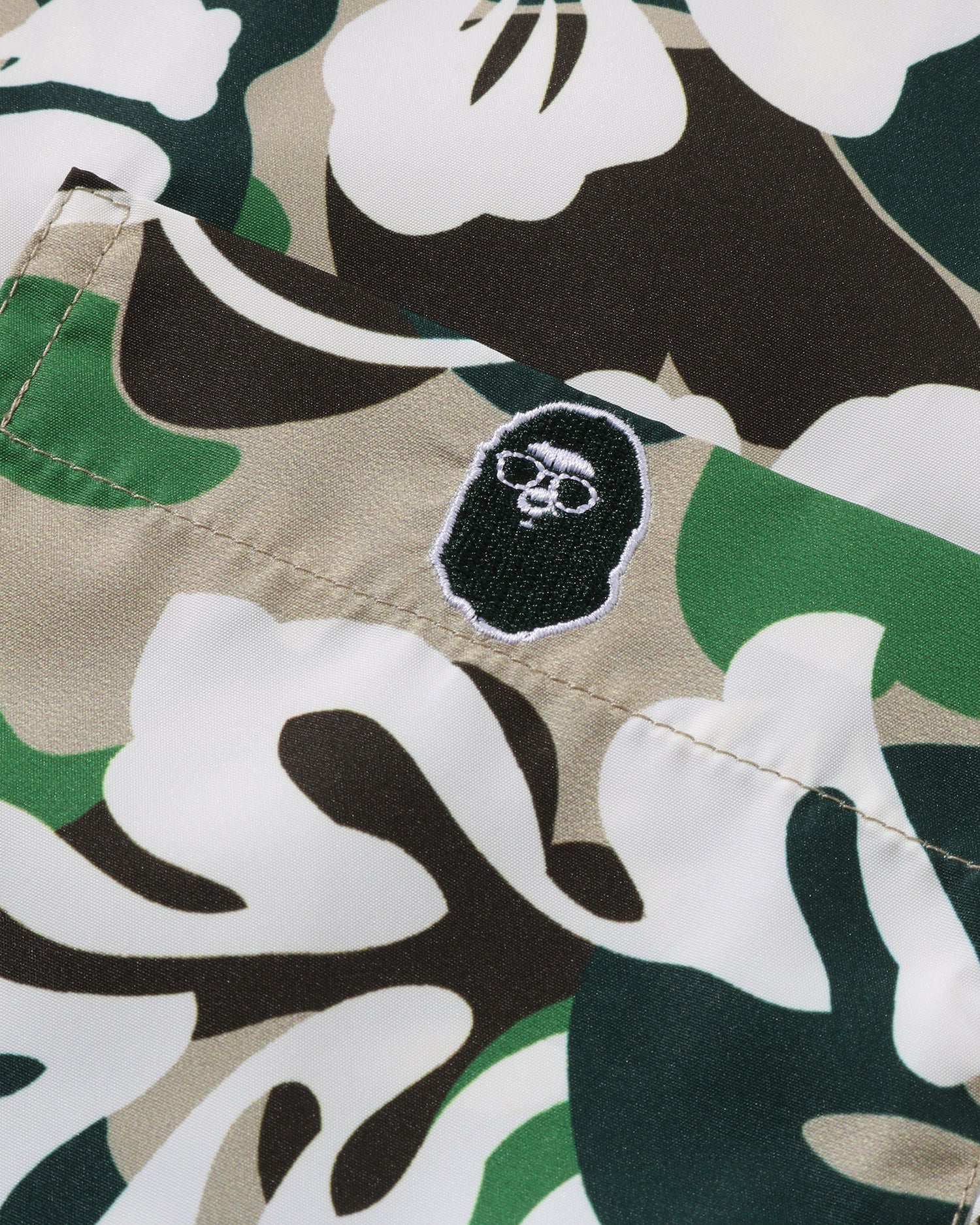Abc Resort Camo Open Collar Ss Shirt