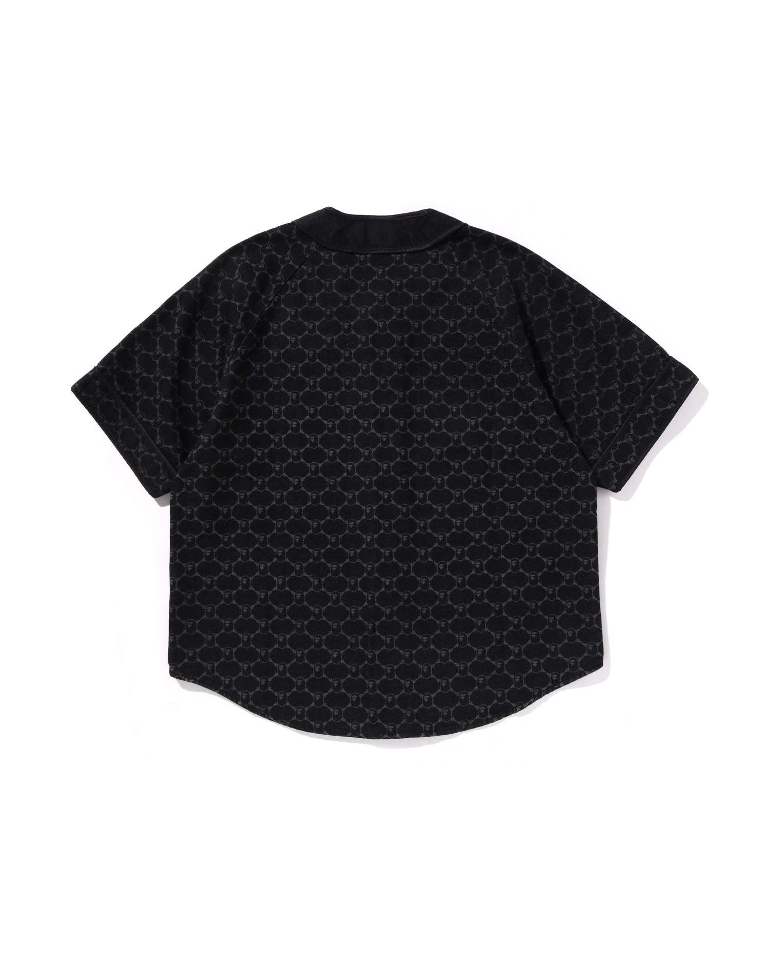 College Monogram Baseball Ss Denim Shirt