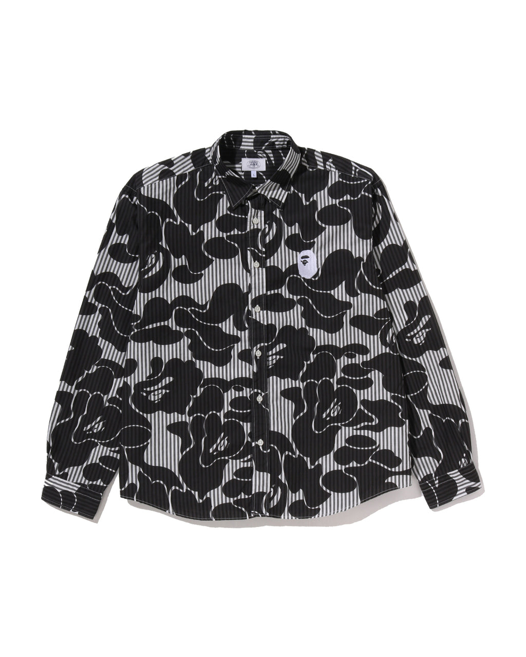 Solid Camo One Point Relaxed Fit Ls Shirts