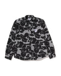 Solid Camo One Point Relaxed Fit Ls Shirts