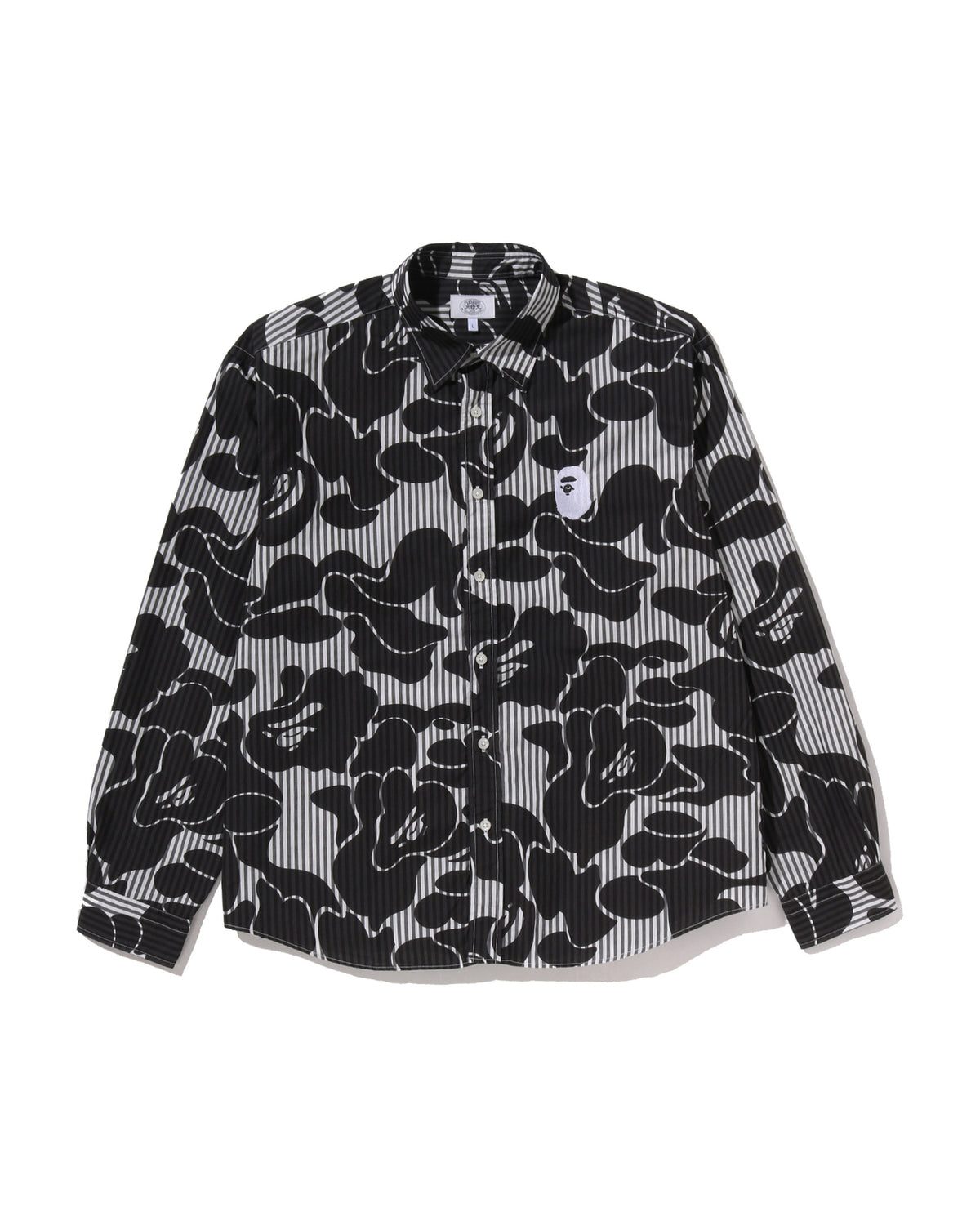 Solid Camo One Point Relaxed Fit Ls Shirts