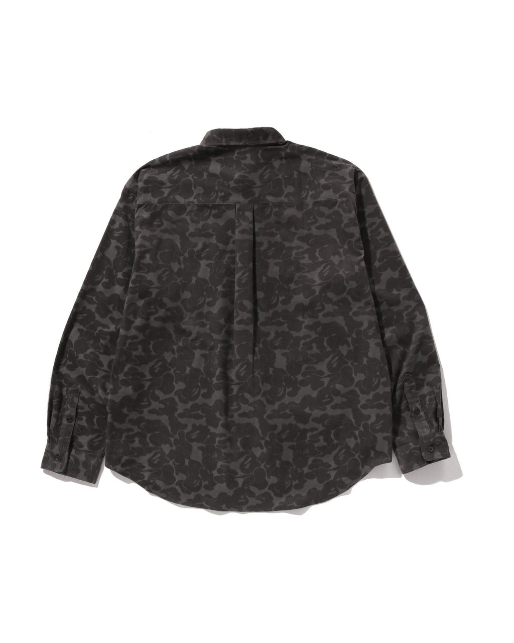 Solid Camo Corduroy Relaxed Fit Ls Shirt
