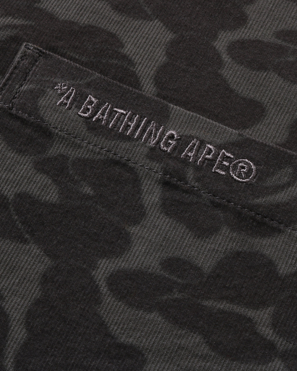 Solid Camo Corduroy Relaxed Fit Ls Shirt