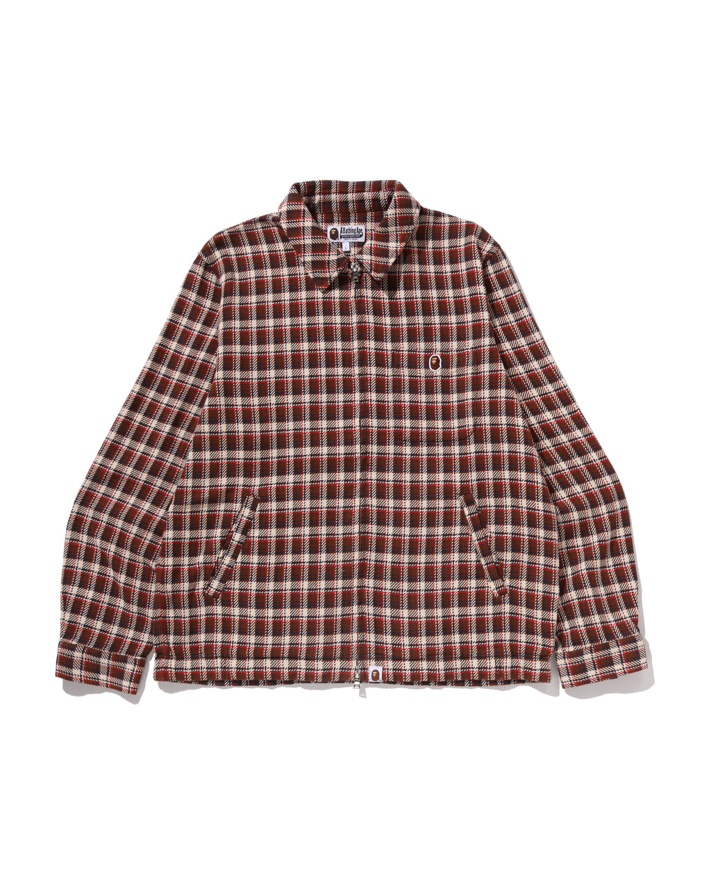 BAPE Check Zip Shirt