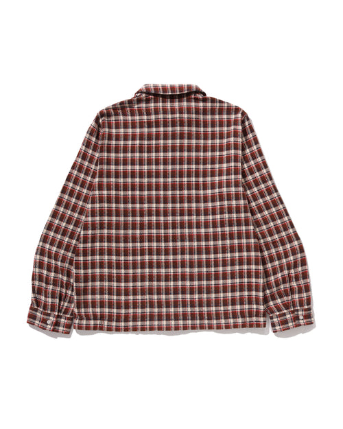 BAPE Check Zip Shirt