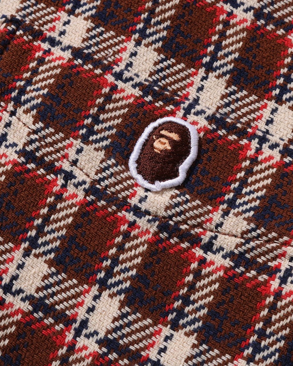 BAPE Check Zip Shirt