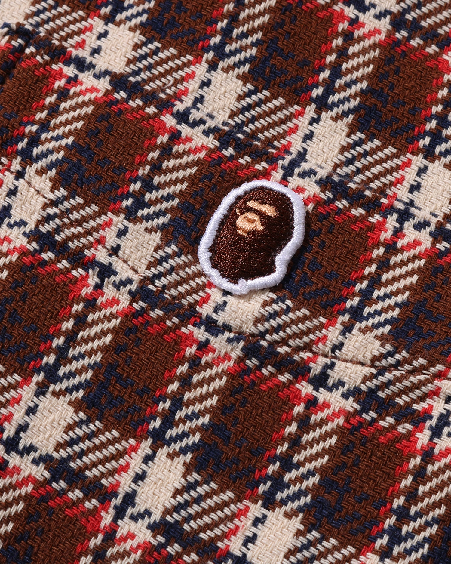 BAPE Check Zip Shirt