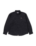 One Point Solid Camo Jacquard Oxford Ls Shirt