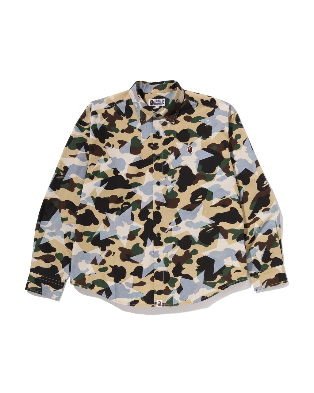STA Over Print 1st Camo Poplin Ls Shirt