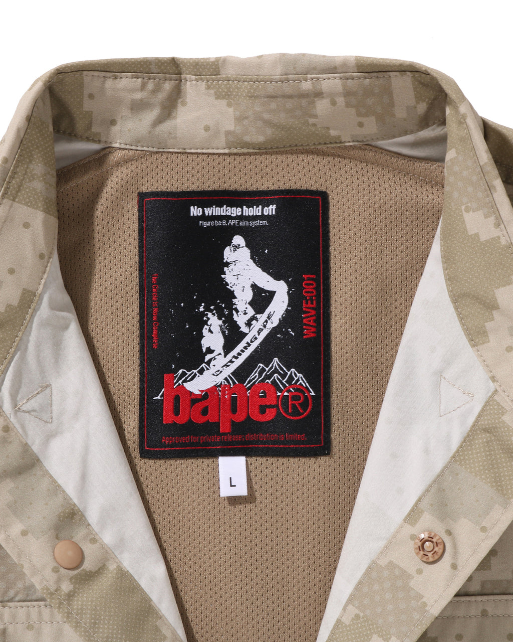 BAPE by Kazuki Kuraishi Digital Camo Outdoor Ls Shirt