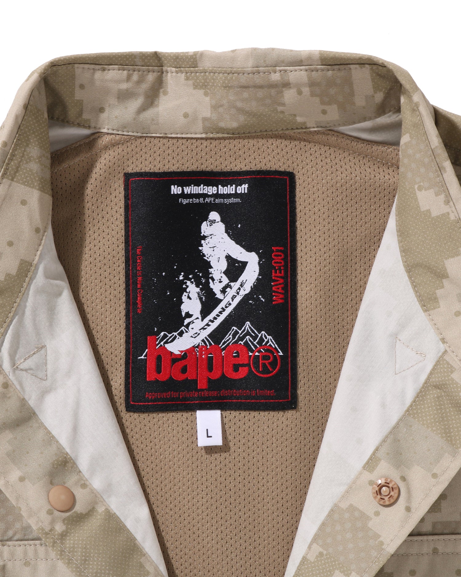 BAPE by Kazuki Kuraishi Digital Camo Outdoor Ls Shirt