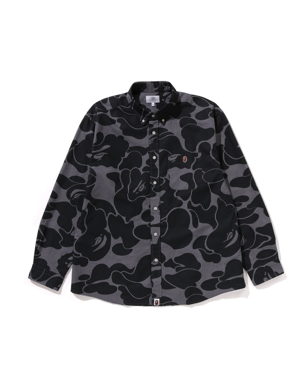 Stripe Camo Relaxed Fit Shirt