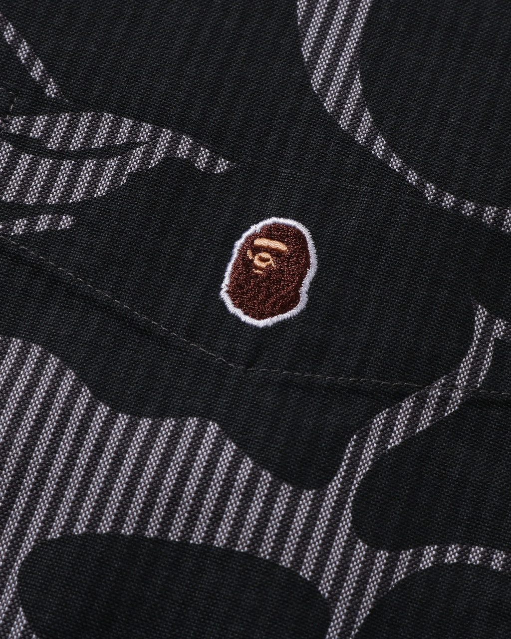 Stripe Camo Relaxed Fit Shirt