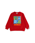 Kids Color Milo Friends Crewneck Sweatshirt