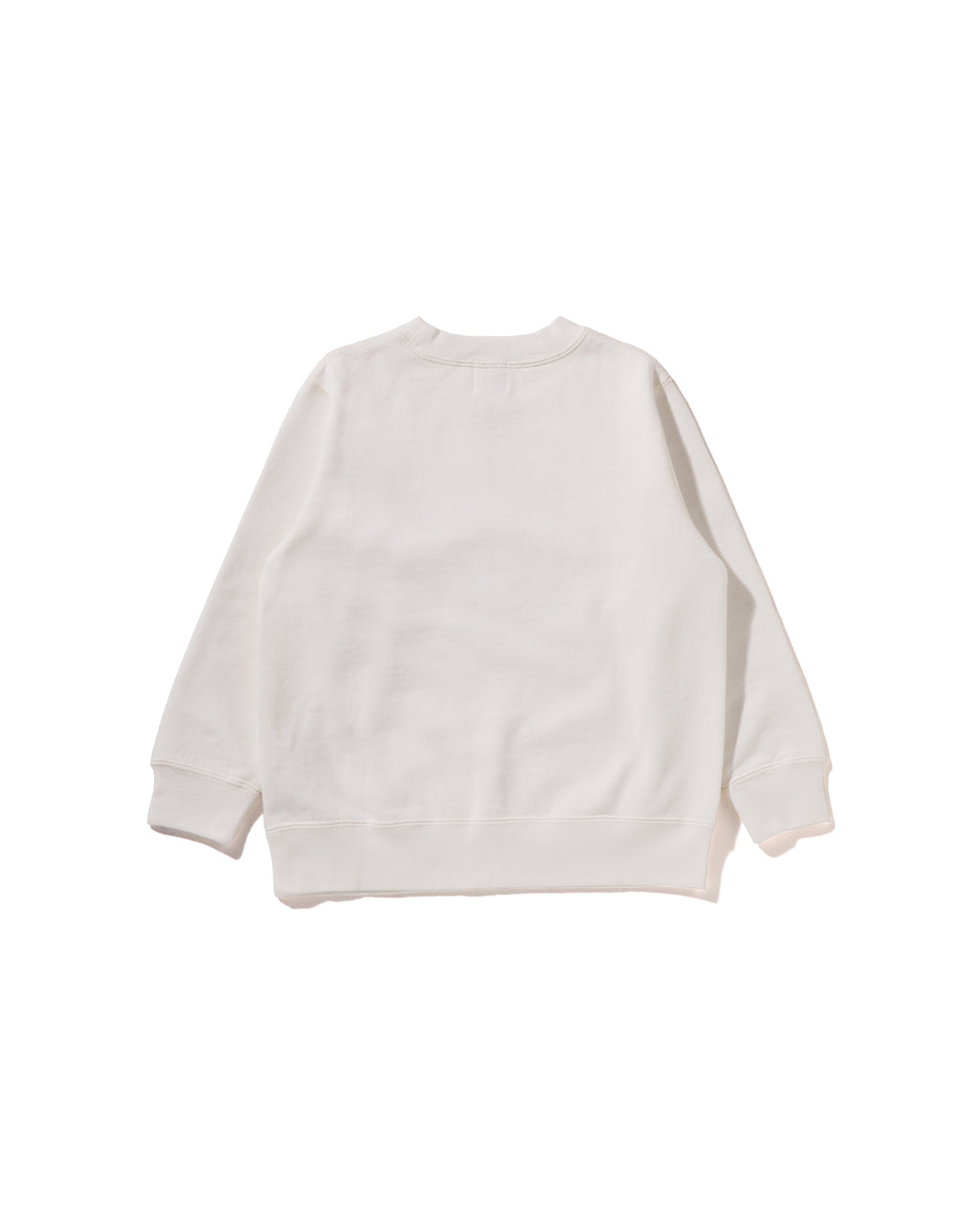 Kids BAPE Washed Effect Crewneck Sweatshirt