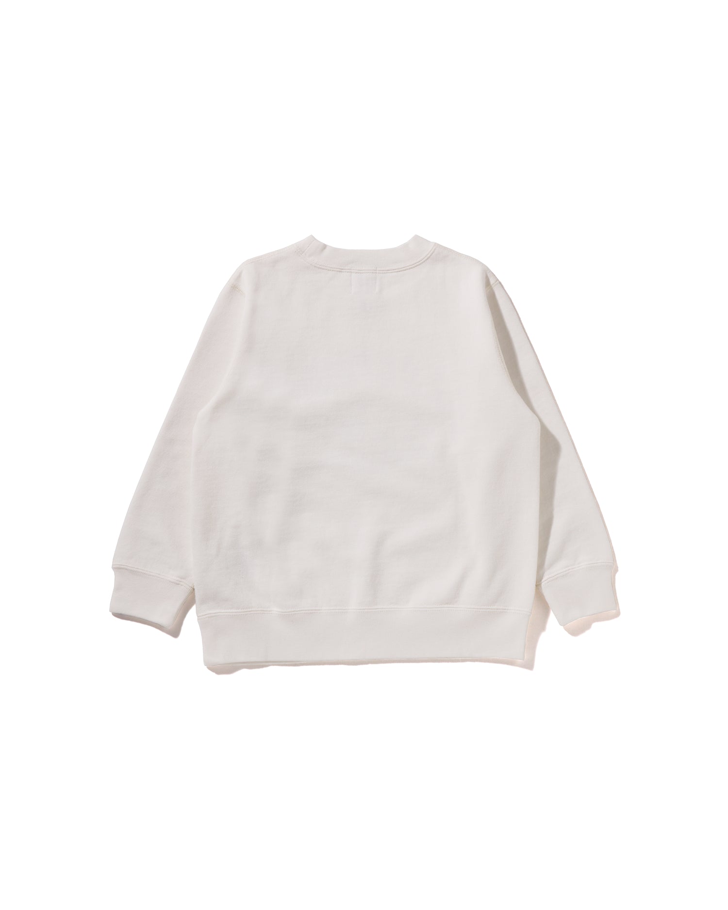 Kids BAPE Washed Effect Crewneck Sweatshirt