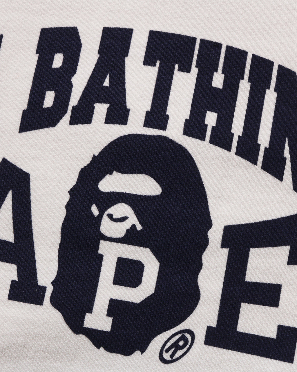 Kids BAPE Washed Effect Crewneck Sweatshirt