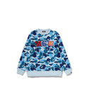 Kids Abc Camo Shark Crewneck Sweatshirt Jr