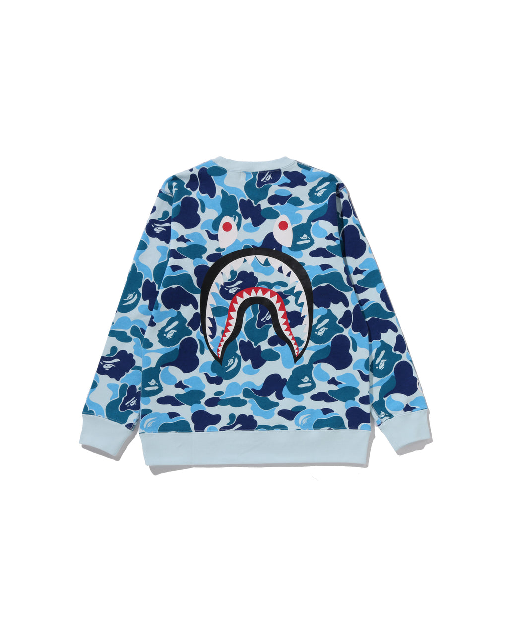 Kids Abc Camo Shark Crewneck Sweatshirt Jr