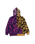 Kids Split Camo Shark Relaxed Fit Pullover Hoodie Jr