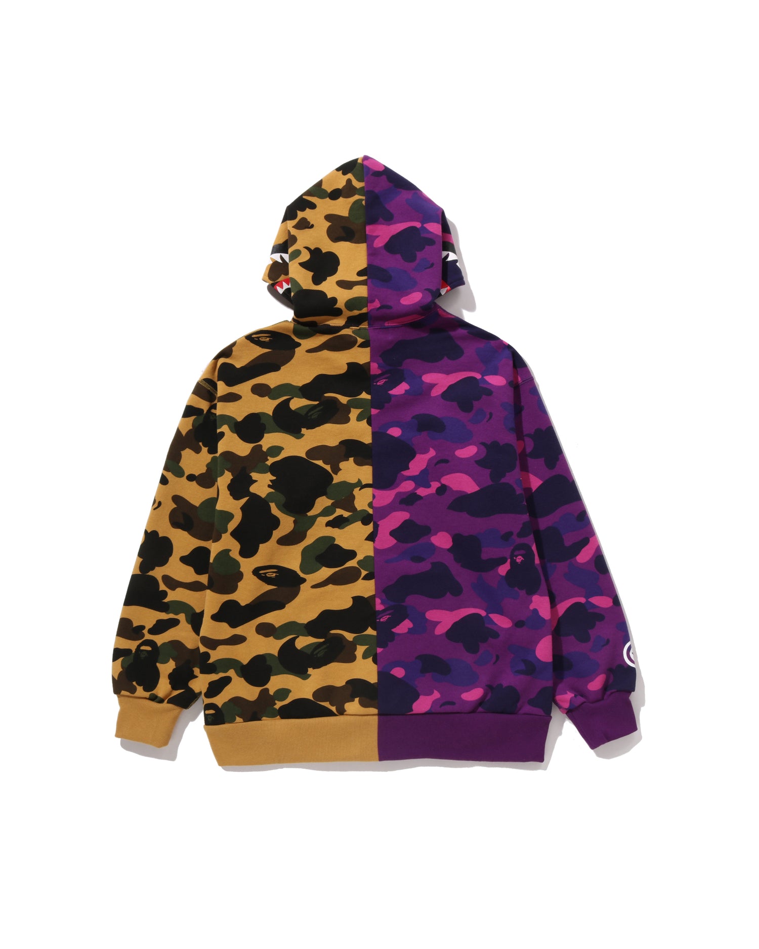 Kids Split Camo Shark Relaxed Fit Pullover Hoodie Jr