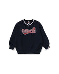 Kids Baseball Logo Relaxed Fit V-Neck Sweatshirt