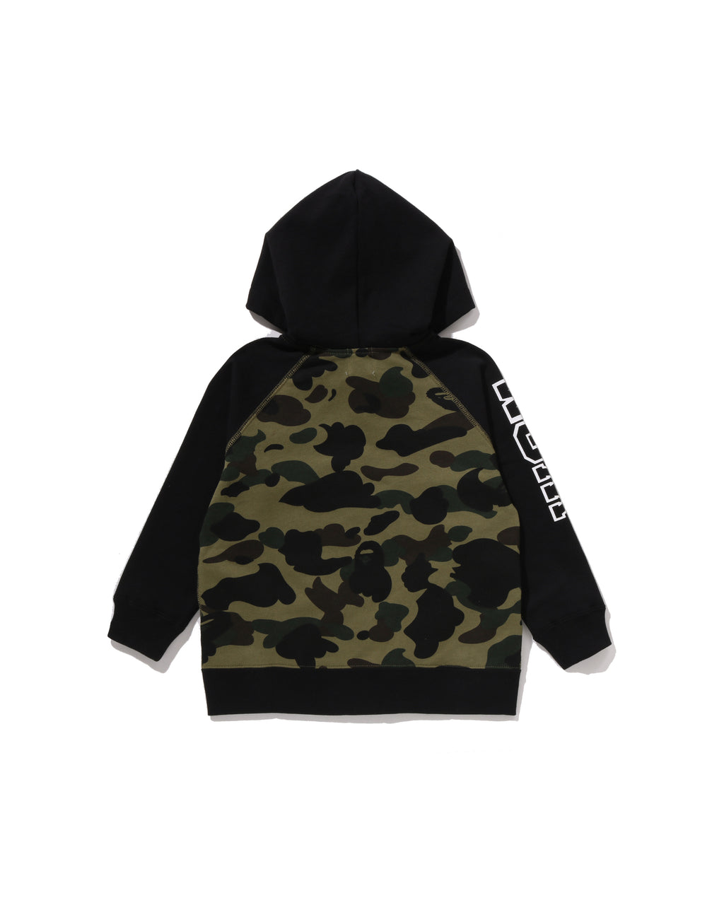 Kids 1st Camo Shark Patch Zip Hoodie