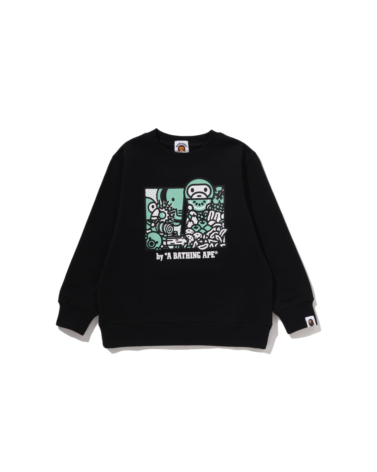 Kids Baby Milo Friends Glow in the Dark Crewneck Sweatshirt