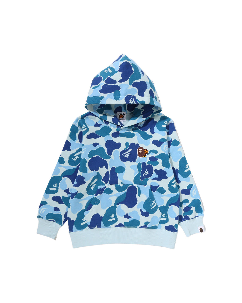 Kids Abc Camo Ape & Milo One Point Pullover Hoodie