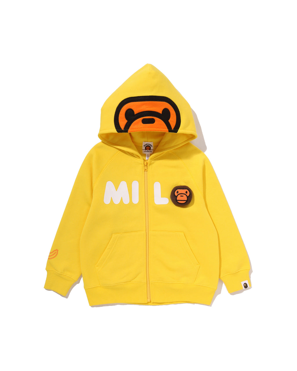 Kids BAPE Milo Plush Doll Zip Hoodie