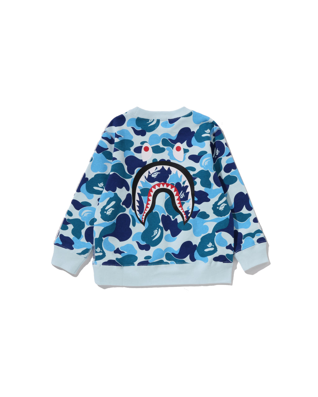 Kids Abc Camo Shark Crewneck Sweatshirt