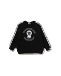 Kids Baby Milo Line Tape Relaxed Fit Crewneck Sweatshirt