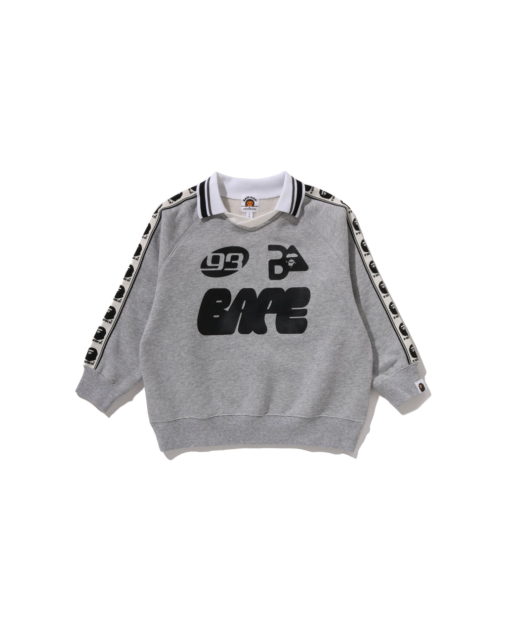 Kids BAPE Tape Relaxed Fit Crewneck Sweatshirt