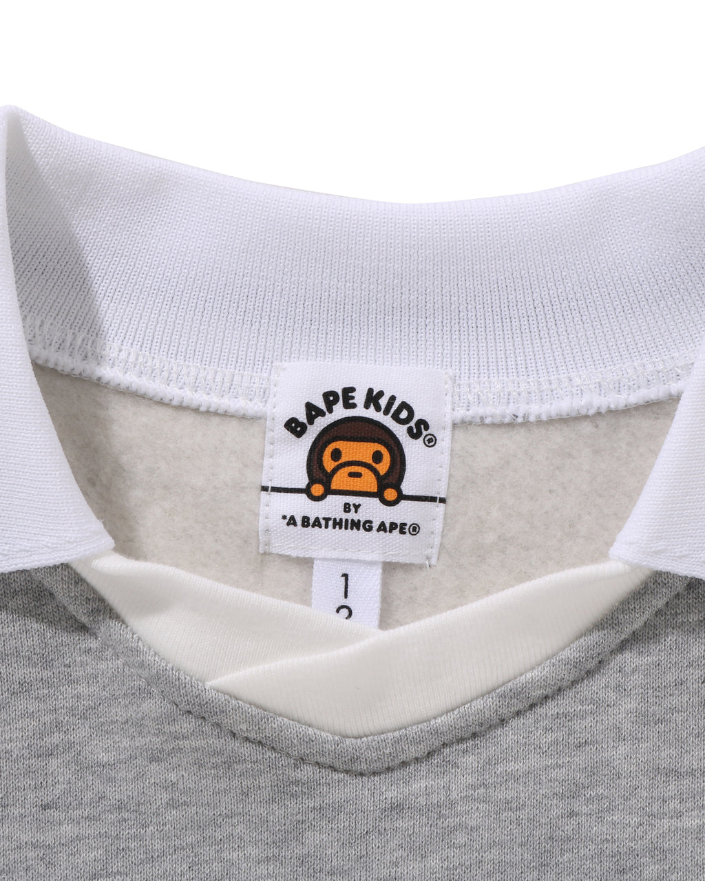 Kids BAPE Tape Relaxed Fit Crewneck Sweatshirt