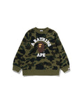 Kids 1st Camo College Crewneck Sweatshirt