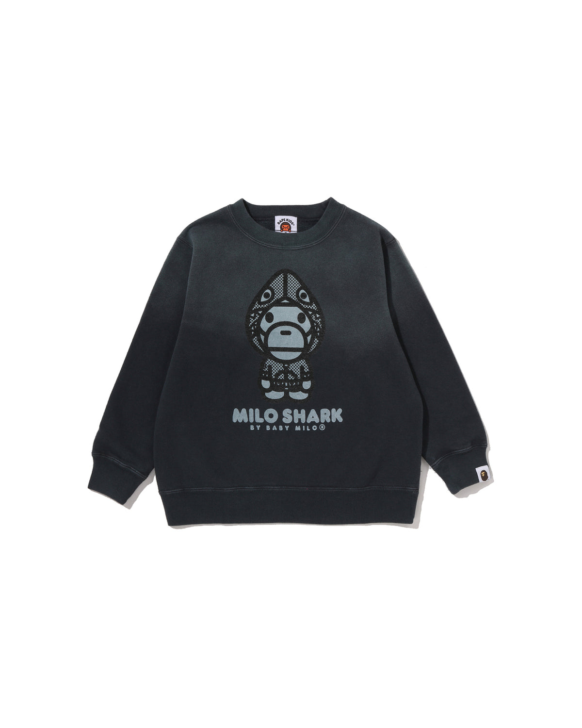 Kids Milo Shark Fzh Vintage Effect Crewneck Sweatshirt