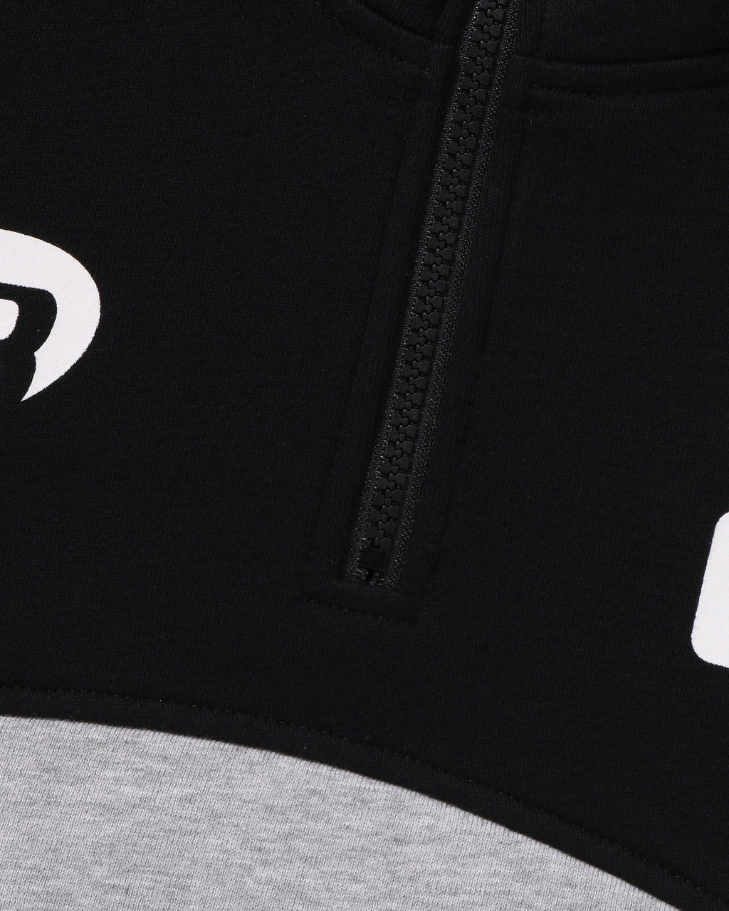 Kids BAPE Relaxed Fit Half Zip Sweatshirt