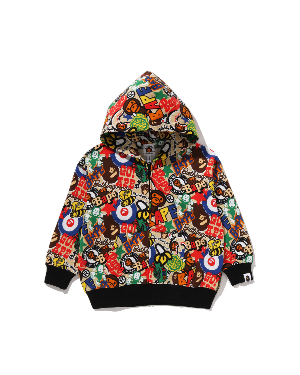 Kids BAPE Milo Assorted Relaxed Fit Zip Hoodie