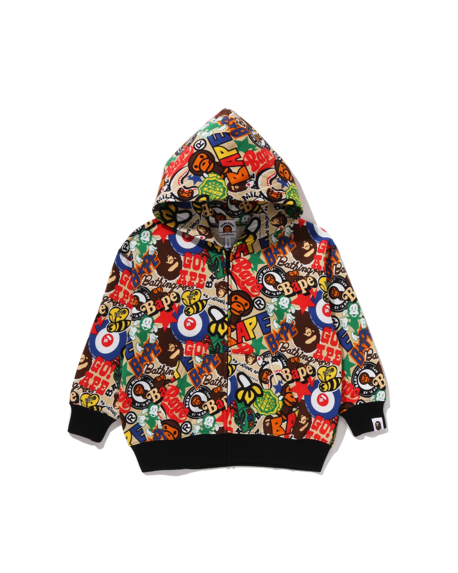 Kids BAPE Milo Assorted Relaxed Fit Zip Hoodie