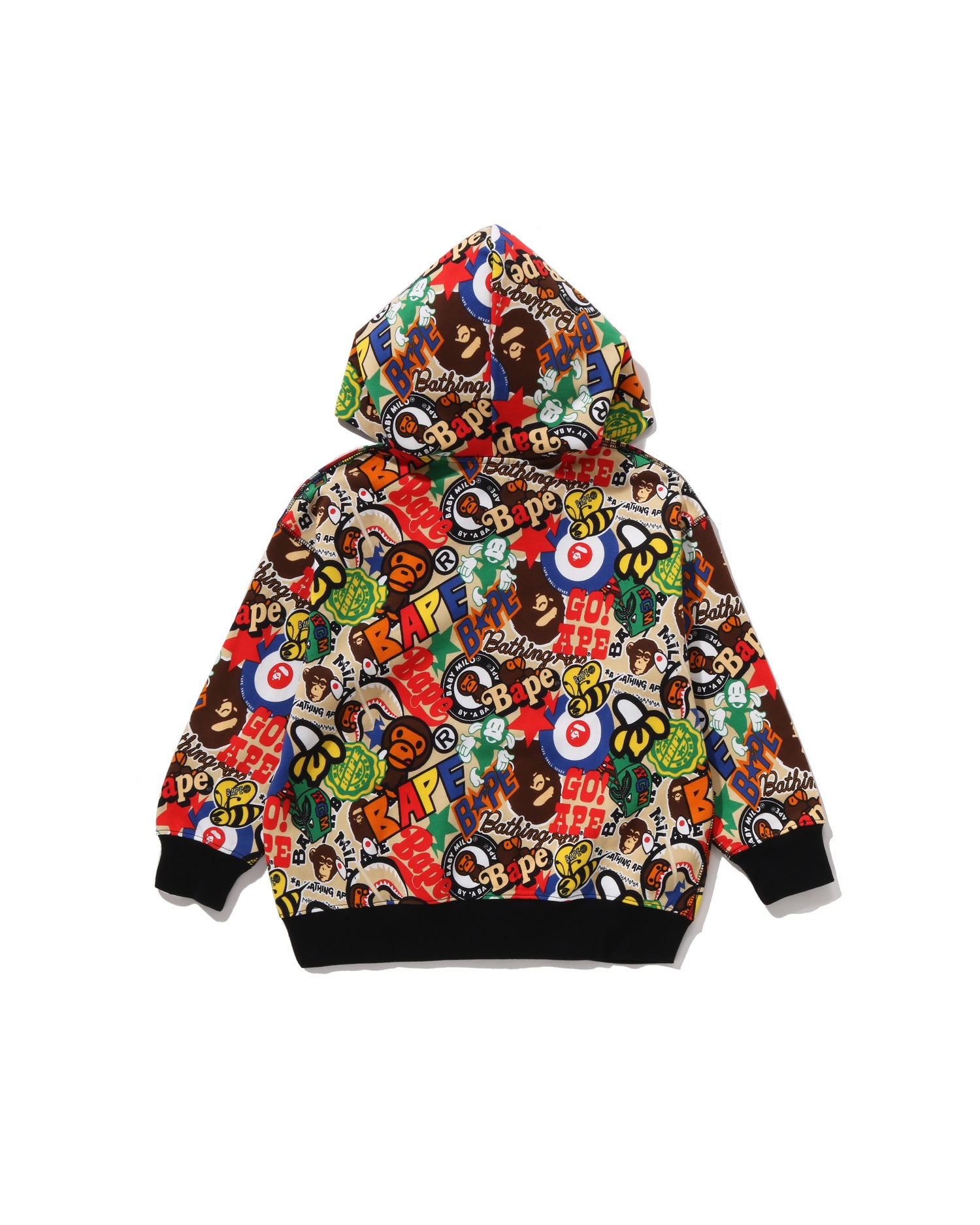 Kids BAPE Milo Assorted Relaxed Fit Zip Hoodie