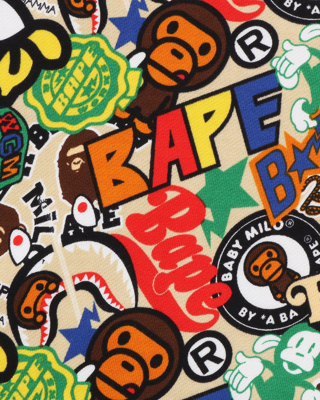 Kids BAPE Milo Assorted Relaxed Fit Zip Hoodie