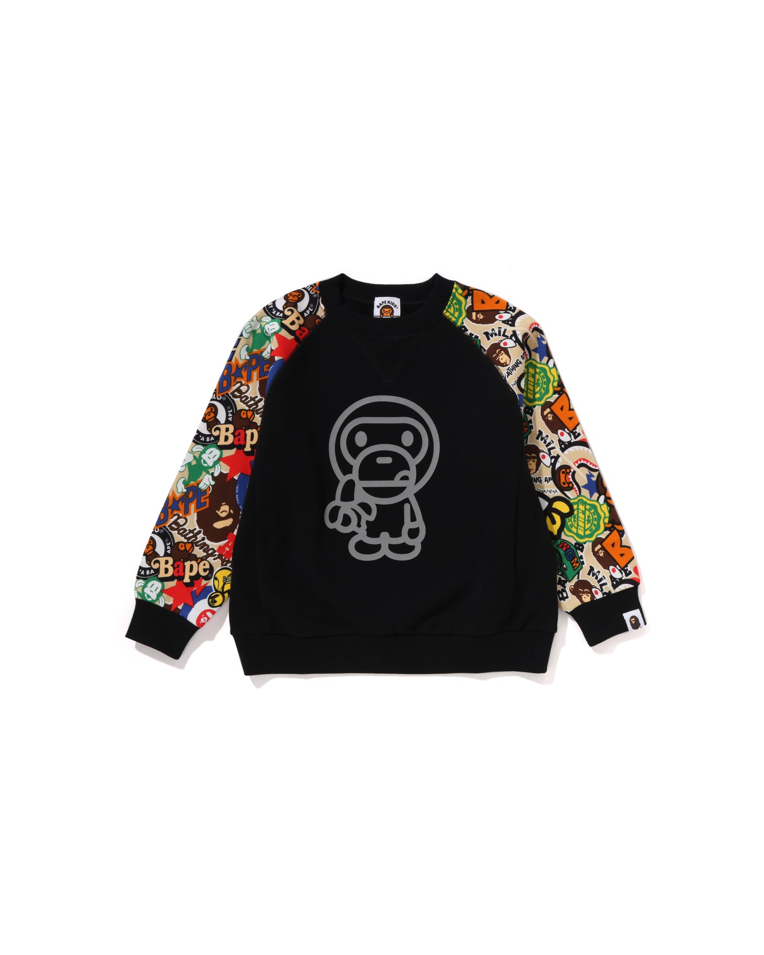 Kids BAPE Milo Assorted Relaxed Fit Crewneck Sweatshirt