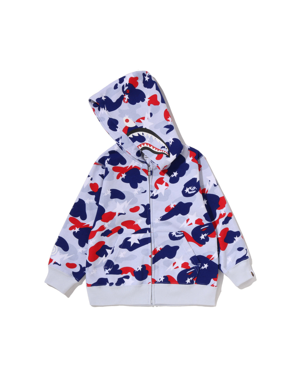 Kids STA Strike Camo Shark Zip Hoodie