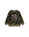 Kids 1st Camo Shark Crewneck Sweatshirt
