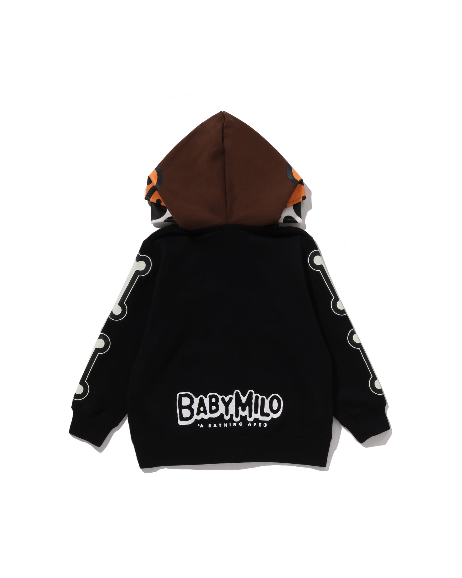 Kids Baby Milo Skull Zip Double Hoodie