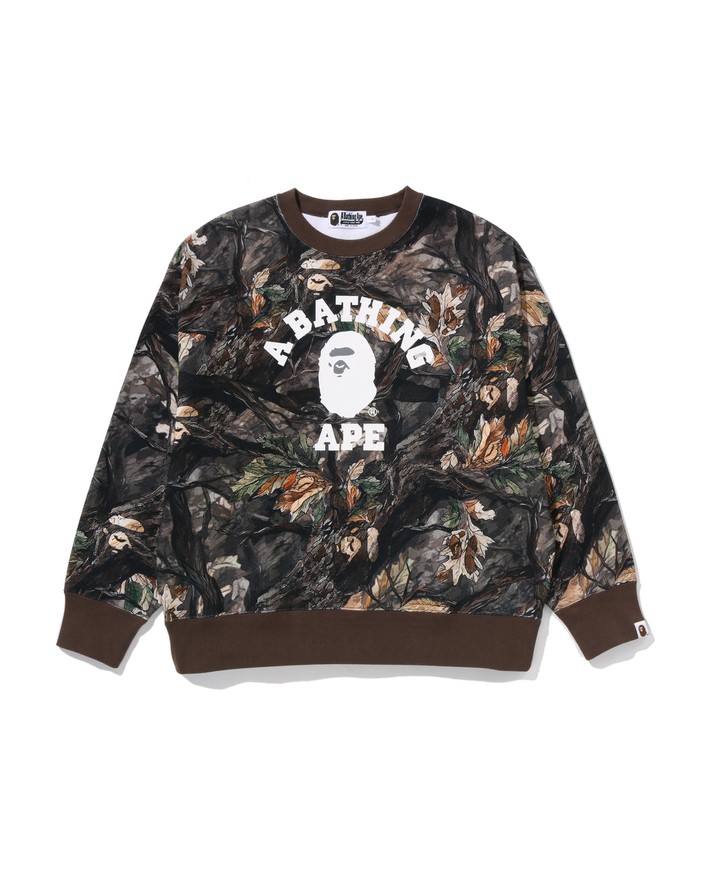 Tree Edge Camo College Relaxed Fit Crewneck Sweatshirt #2